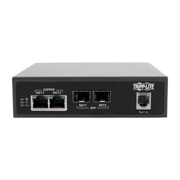 Tripp Lite B093-008-2E4U-M server per console (8-Port Console Server with Built-In Modem, Dual GbE NIC, 4Gb Flash and Dual SFP)