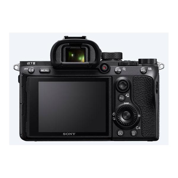 Sony 7 III Corpo MILC 24,2 MP CMOS 6000 x 4000 Pixel Nero (Sony Alpha 7 III Full-Frame Mirrorless Camera [ Fast 0.02s AF 5-axis in-body optical image stabilisation 4K HLG Large Battery Capac)