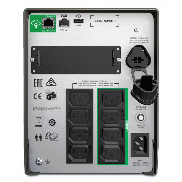 APC SMART-UPS 1000VA LCD 230V WITH SMARTCONNECT IN