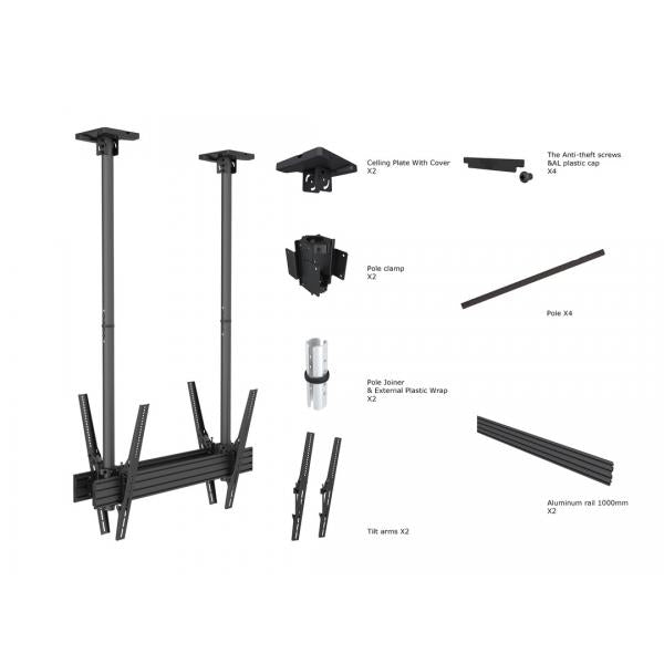 BACK-TO-BACK CEILING KIT VESA 900X600