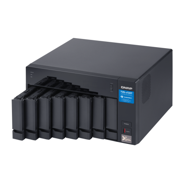 QNAP TVS-872XT NAS Tower Collegamento ethernet LAN Nero i5-8400T (QNAP TVS-872XT-i5-16G/24TB RED 8 Bay DT)