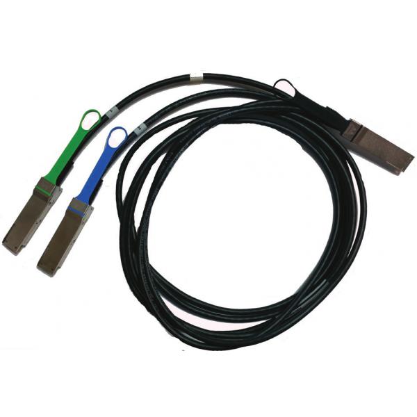 Nvidia 980-9I98I-00V002 cavo InfiniBand 2 m QSFP56 2xQSFP56 Nero (Pass Copper Hybrid Cbl 200 GbE QSFP56 2m)