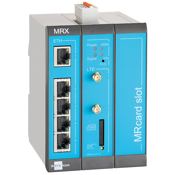 MRX LTE 1.1 IND CELLUL. ROUTER W/ NAT VPN FIREWALL 5 LAN PORTS