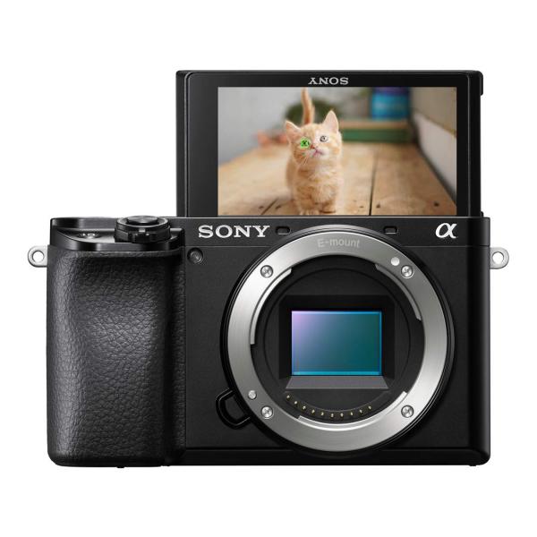 Sony Alpha 6100 Fotocamera Digitale Mirrorless con Obiettivo Intercambiabile SELP 16-50mm, Sensore APS-C, Real Time Eye AF e Real Time Tracking e Autofocus, Nero (Sony Alpha 6100 APS-C Mirrorless Camera with Sony 16-50 mm f/3.5-5.6 Power Zoom Lens [...