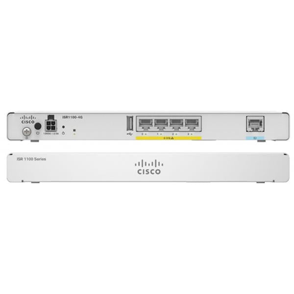 Cisco ISR1100-4G router cablato Gigabit Ethernet Grigio (ISR1100 SERIES ROUTER 4 ETH - LAN/WAN PORTS 4G RAM)Cisco0889728256087ISR1100-4G