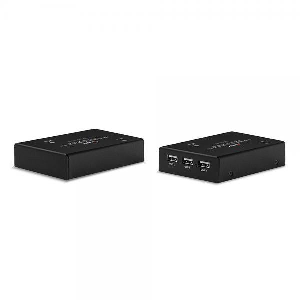 Lindy 39376 estensore KVM Trasmettitore e ricevitore (300M Fibre Optic Displayport - 1.2 Usb Kvm Extender - Warranty: 24M)
