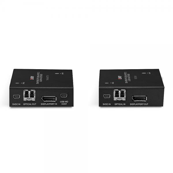 Lindy 39376 estensore KVM Trasmettitore e ricevitore (300M Fibre Optic Displayport - 1.2 Usb Kvm Extender - Warranty: 24M)
