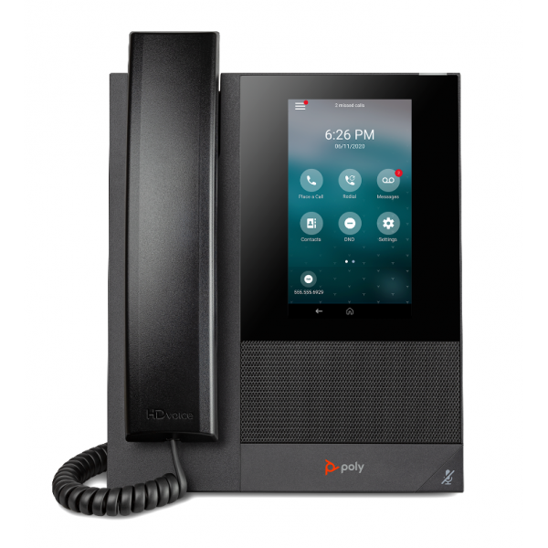 POLY CCX 400 telefono IP Nero IPS (CCX 400 MEDIA PHONE OPENSIP PO - .) - Versione Tedesca