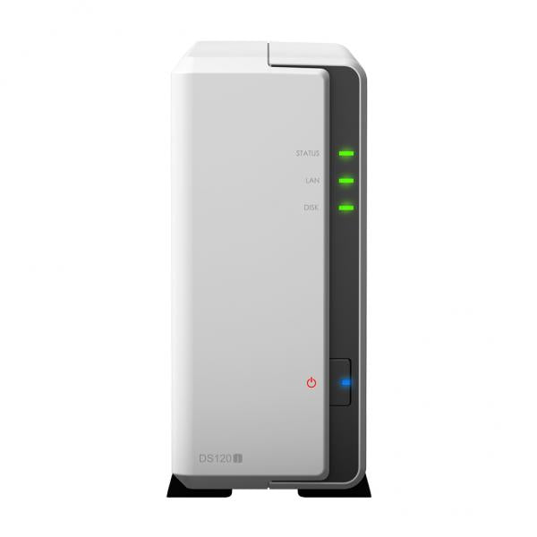 Synology DiskStation DS120j NAS Compatta Collegamento ethernet LAN Bianco 88F3720 (Synology DS120j/10TB N300 1 Bay Desktop)