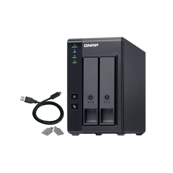 QNAP TR-002 Box esterno HDD/SSD Nero 2.5/3.5 (QNAP TR-002/6TB RED 2 Bay Desktop)