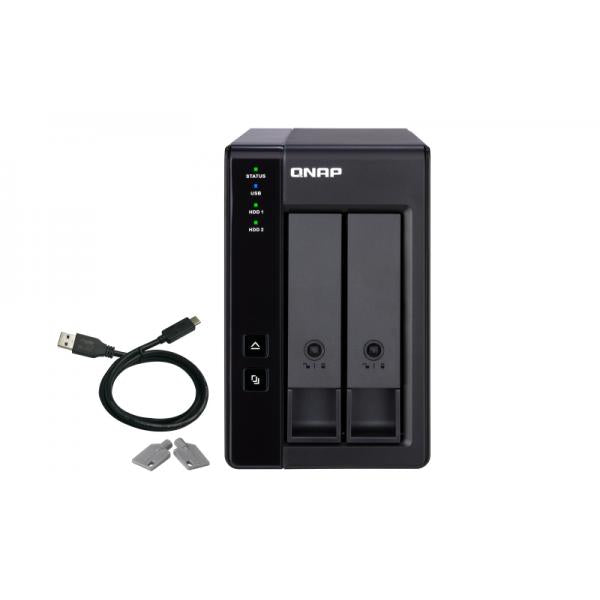 QNAP TR-002 Box esterno HDD/SSD Nero 2.5/3.5 (QNAP TR-002/6TB RED 2 Bay Desktop)
