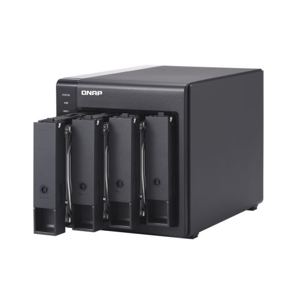 QNAP TR-004 Box esterno HDD/SSD Nero 2.5/3.5 (QNAP TR-004/12TB RED 4 Bay Desktop)