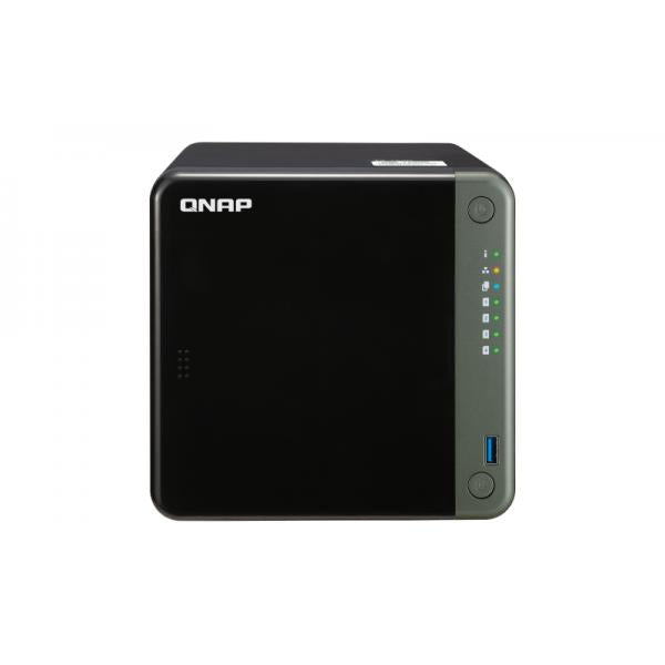 QNAP TS-453D NAS Tower Collegamento ethernet LAN Nero J4125 (QNAP TS-453D-4G/12TB IW 4 Bay Desktop)