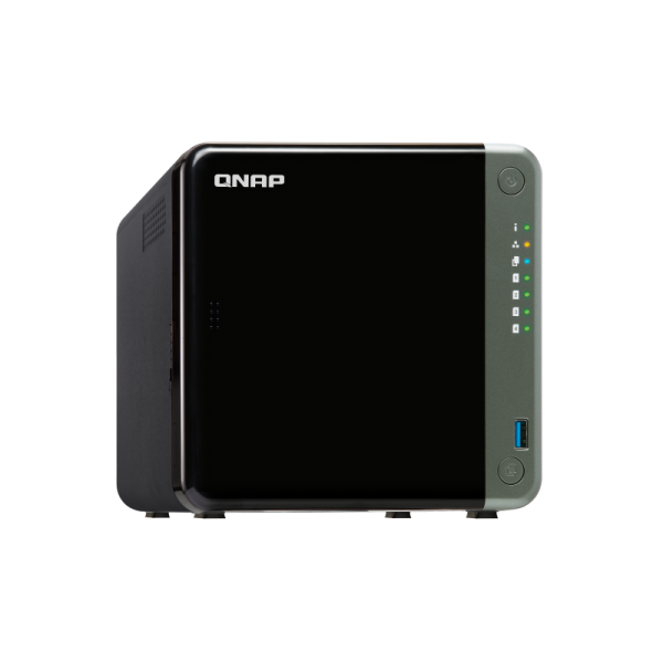 QNAP TS-453D NAS Tower Collegamento ethernet LAN Nero J4125 (QNAP TS-453D-4G/40TB N300 4 Bay Desktop)