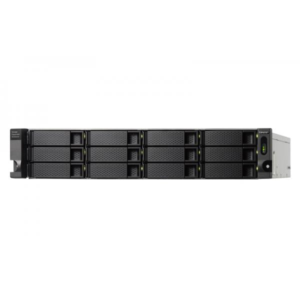 QNAP TL-R1200C-RP Box esterno HDD/SSD Nero, Grigio 2.5/3.5 (QNAP TL-R1200C-RP/96TB EXOS 12 Bay Rack)