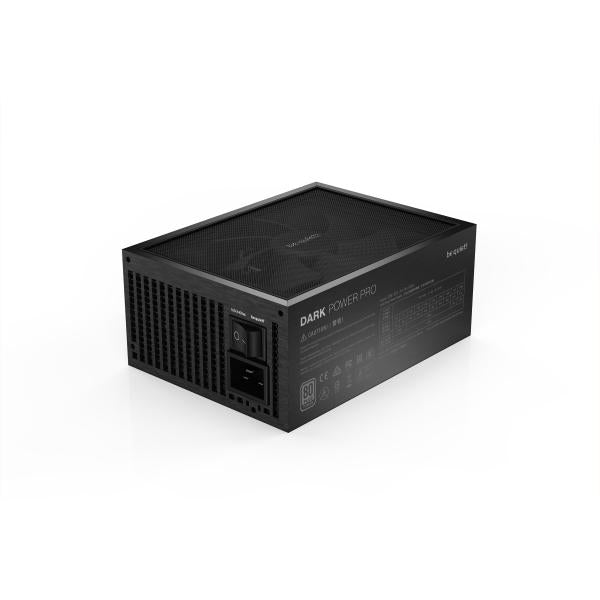 be quiet! Dark Power Pro 12 1500W alimentatore per computer 20+4 pin ATX ATX Nero (be quiet! Dark Power Pro 12 1500W PSU, 80 PLUS Titanium, Fully Digital Control, Frameless Silent Wings Fan for Inaudible Operation, 10 Year Warranty)