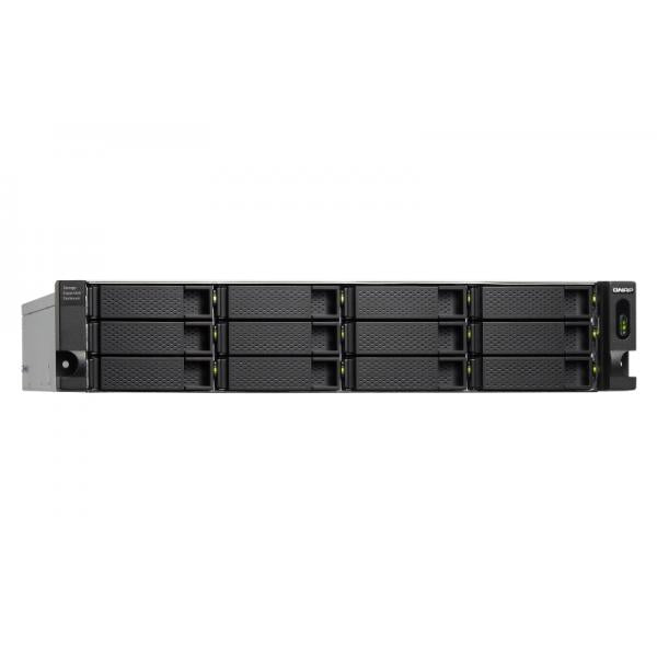 QNAP TL-R1200C-RP Box esterno HDD/SSD Nero, Grigio 2.5/3.5 (QNAP TL-R1200C-RP/144TB TOSH 12 Bay Rack)