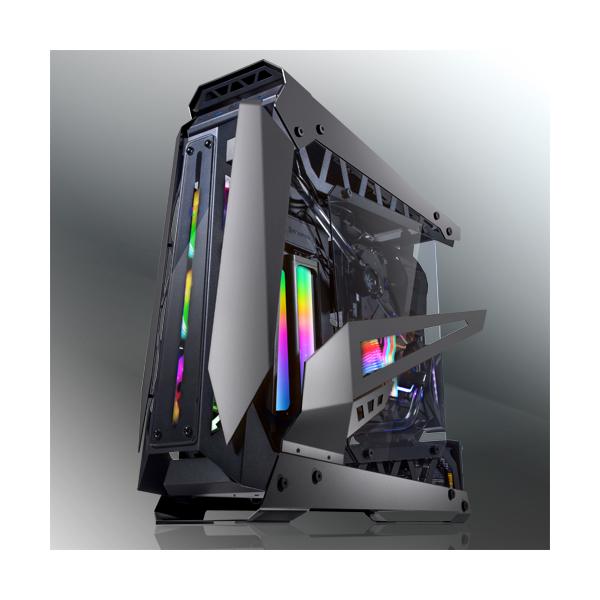 RAIJINTEK NYX PRO Full Tower Titanio (Raijintek NYX PRO Aluminium Full Tower Showcase - Titanium Tempered Glass)