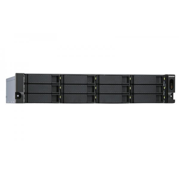 QNAP TL-R1200S-RP Box esterno HDD/SSD Nero, Grigio 2.5/3.5 (QNAP TL-R1200S-RP/96TB EXOS 12 Bay Rack)
