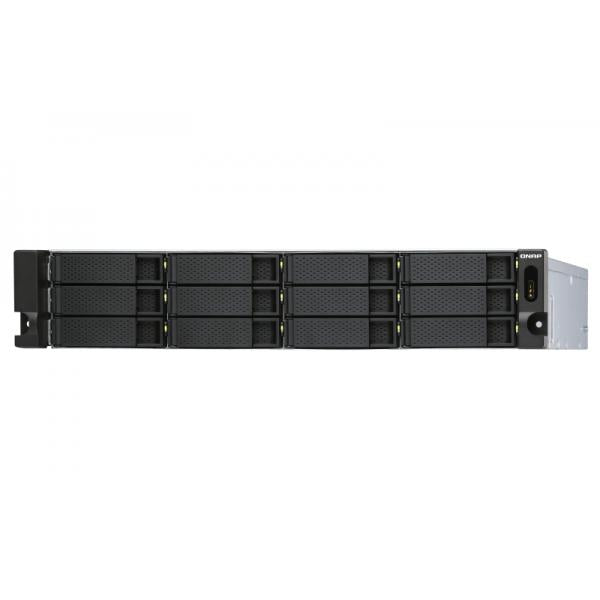 QNAP TL-R1200S-RP Box esterno HDD/SSD Nero, Grigio 2.5/3.5 (QNAP TL-R1200S-RP/96TB EXOS 12 Bay Rack)