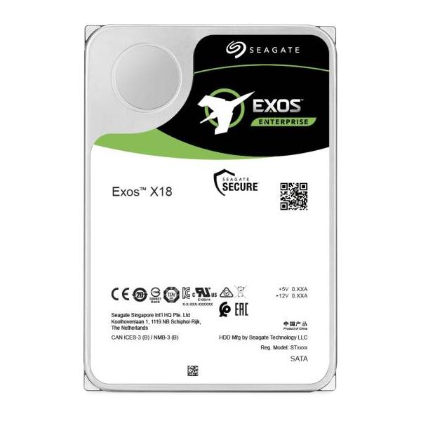 EXOS X18 16TB SATA 3.5IN 7200RPM HELIUM 512E/4KN