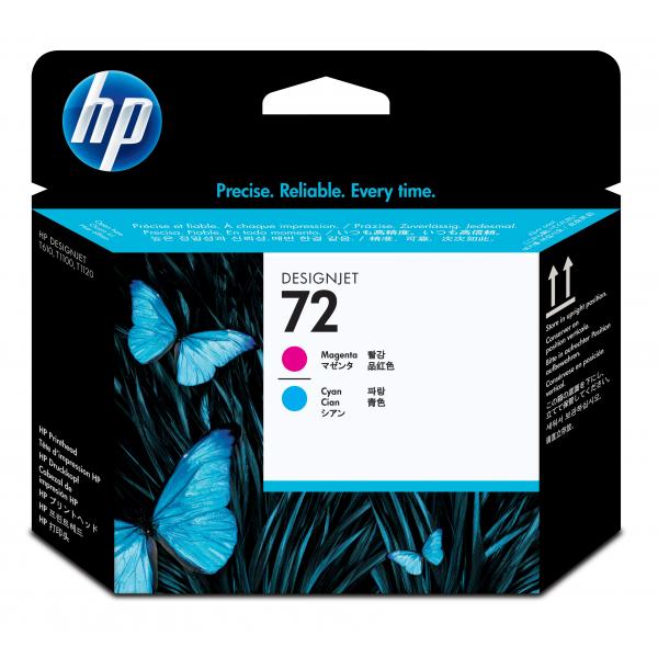 HP Testina di stampa magenta e ciano 72 (HP 72 Magenta and Cyan Printhead)hp0808736779609C9383A