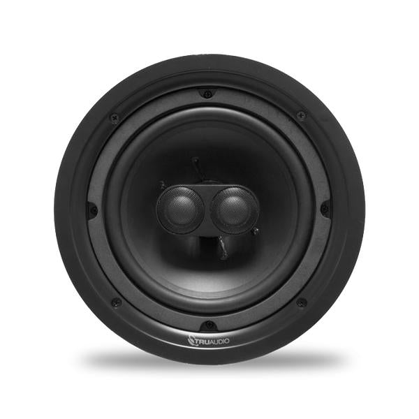 TruAudio PDP-8 altoparlante 1-via Nero Cablato 120 W (TruAudio Phantom Series 8'' 2-Way In-Ceiling Indoor / Outdoor Speaker PDP-8)
