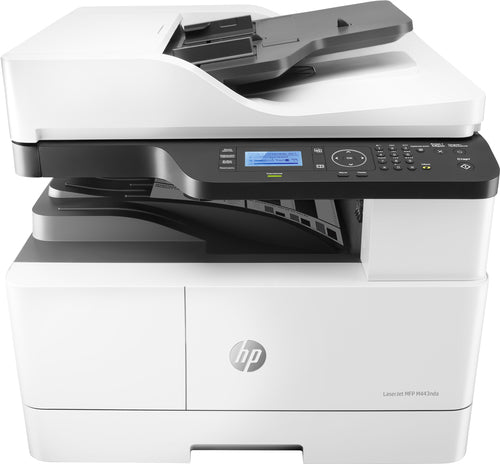 HP MULTIF. LASER A3 B/N, LASERJET M443NDA, 24PPM, ADF, USB/LAN