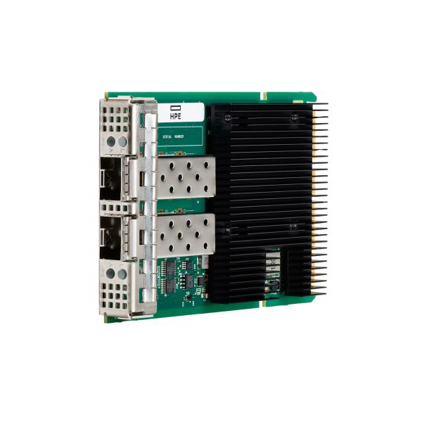 Hewlett Packard Enterprise Intel E810-XXVDA2 Ethernet 10/25Gb 2-port SFP28 OCP3 Interno Ethernet / Fiber 25000 Mbit/s (HPE ADP E810-XXVDA 10G/25G SFP28 x2,OCP 3.0)Hpe0190017325217P10106-B21