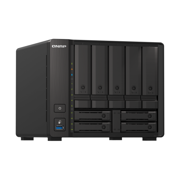 QNAP TS-h973AX NAS Tower Collegamento ethernet LAN Nero V1500B (QNAP TS-h973AX-32G/60TB TOSH 9 Bay DT)