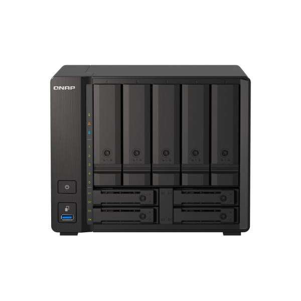QNAP TS-h973AX NAS Tower Collegamento ethernet LAN Nero V1500B (QNAP TS-h973AX-32G/40TB EXOS 9 Bay DT)