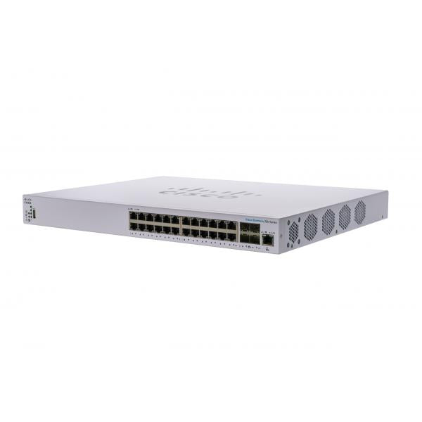Cisco Business 350 Series Managed Switches Gestito L3 1U Nero, Grigio (CBS350 Managed 24 port SFP+ 4x10GE Shared)Cisco0889728327428CBS350-24XS-UK
