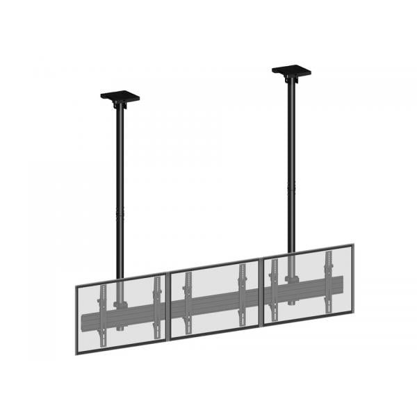 1X3 TRIPLE MONITOR CEILING BRACKET