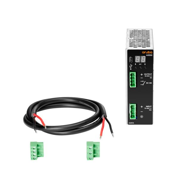 Aruba, a Hewlett Packard Enterprise company JL821A componente switch Alimentazione elettrica (ARUBA 4000I POE 240W DC-DC DIN PSU)Hpe0190017489711JL821A