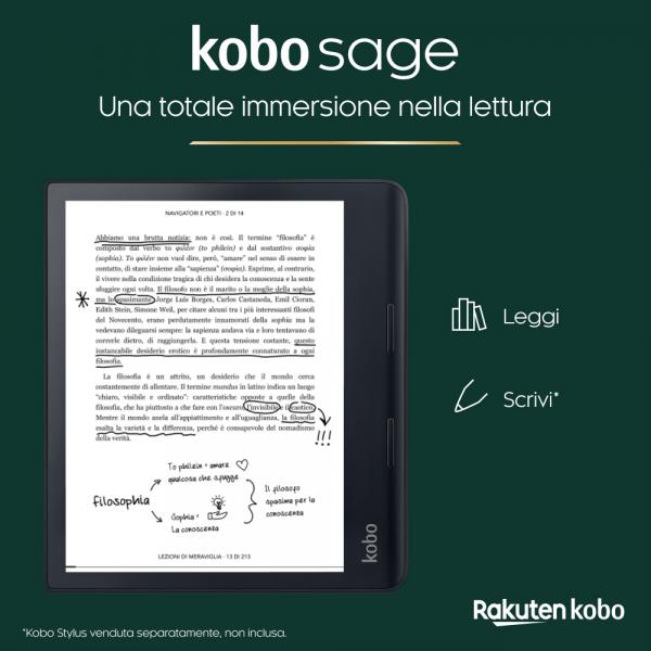 KOBO SAGE BLACK COMFOLIGHT PRO WATERPROFF AUDIO