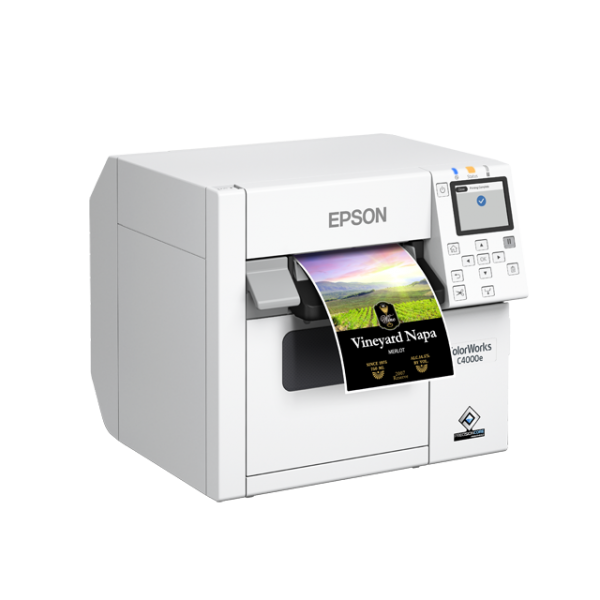 EPSON CW-C4000E (BK) (GLOSS INK - Inchiostro lucido) autocutter