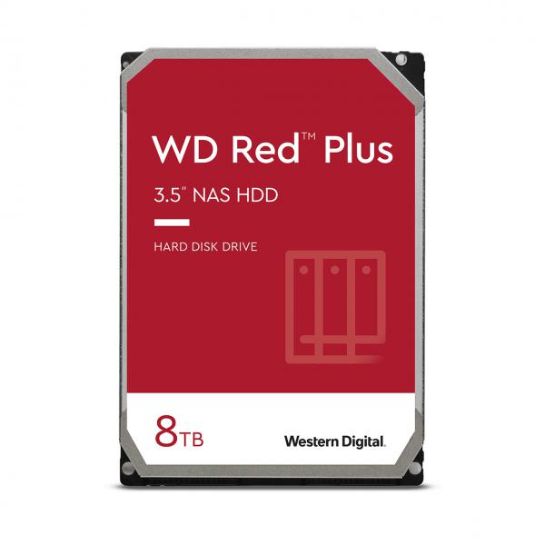 8TB RED PLUS 128MB CMR 3.5IN NASWARE 3.0