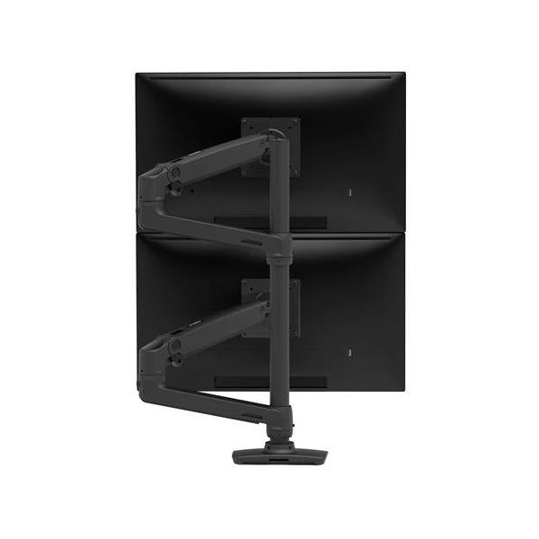 LX DUAL STACKING ARM TALL POLE MATTE BLACK