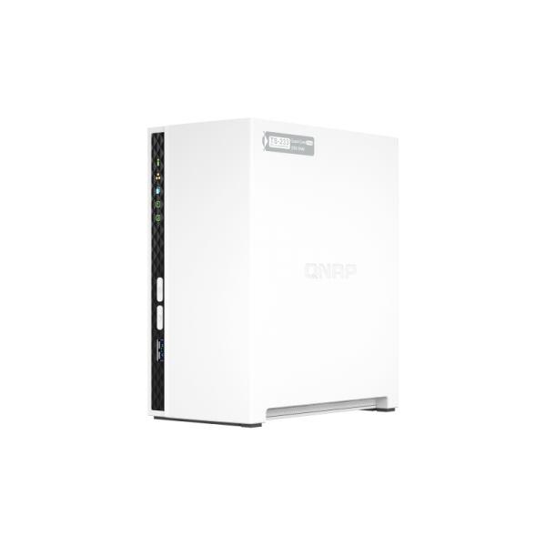 QNAP TS-233 NAS Mini Tower Collegamento ethernet LAN Bianco (QNAP TS-233/6TB RED 2 Bay)