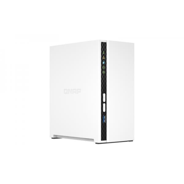 QNAP TS-233 NAS Mini Tower Collegamento ethernet LAN Bianco (QNAP TS-233/6TB RED 2 Bay)