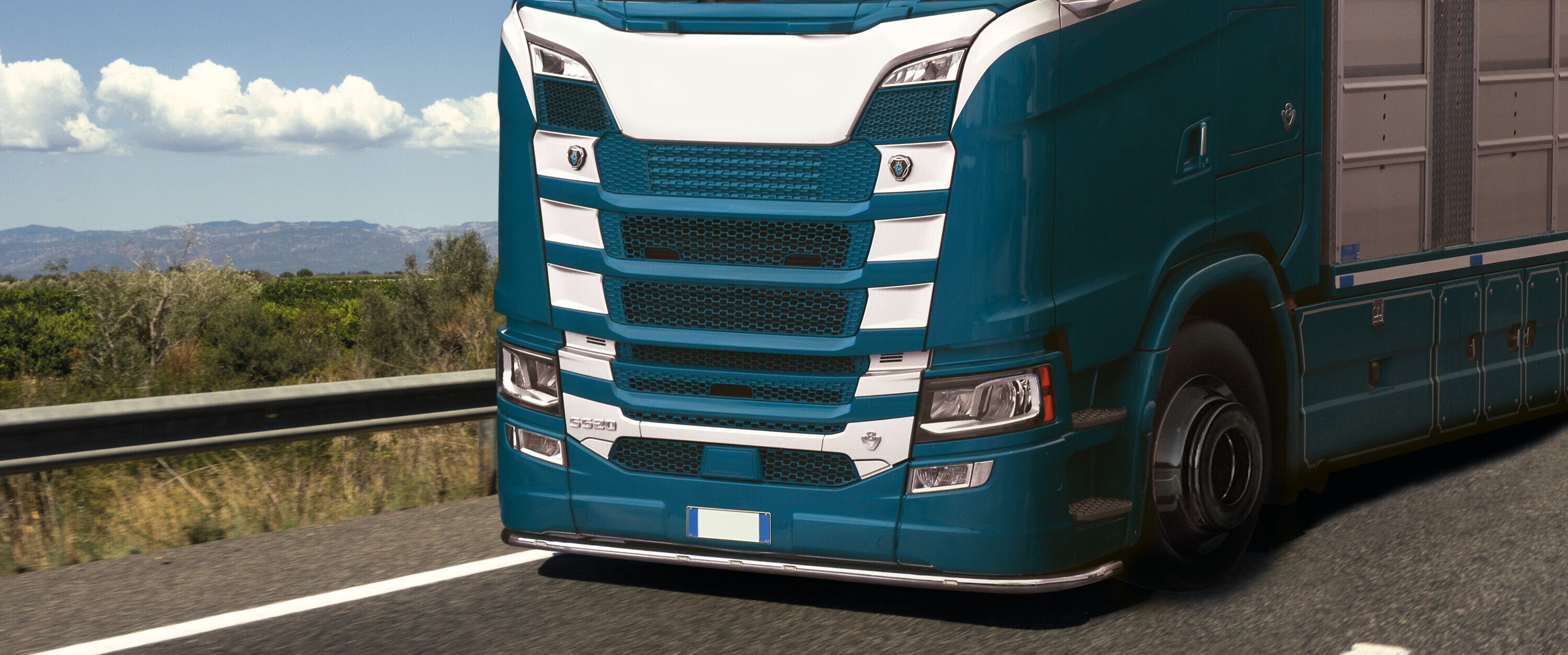 Barra paraurti - Type 20 - compatibile per Scania R Serie 7 - New Generation (11/16>) Highline - Scania S Serie 7 - New Generation (11/16>) Highline