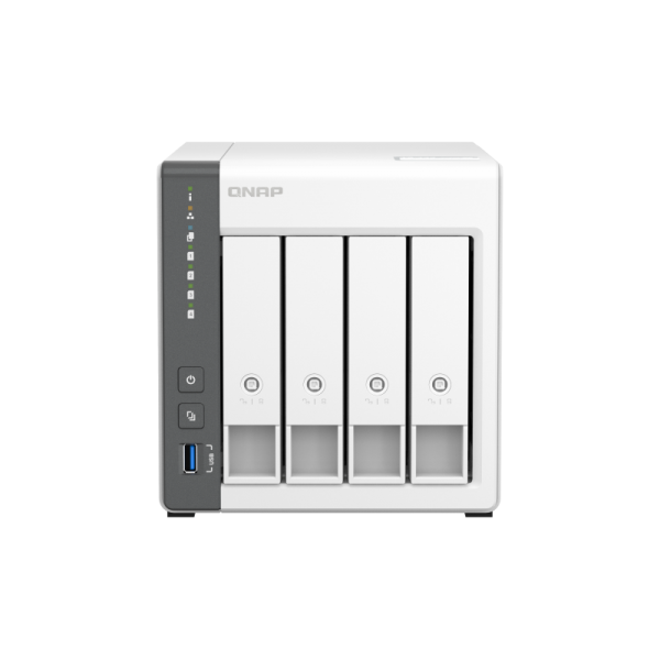 TS-433-4G 4BAY 2.0 GHZ QC 4GB ONBOARD 1X 2.5GBE 1X 1GBE