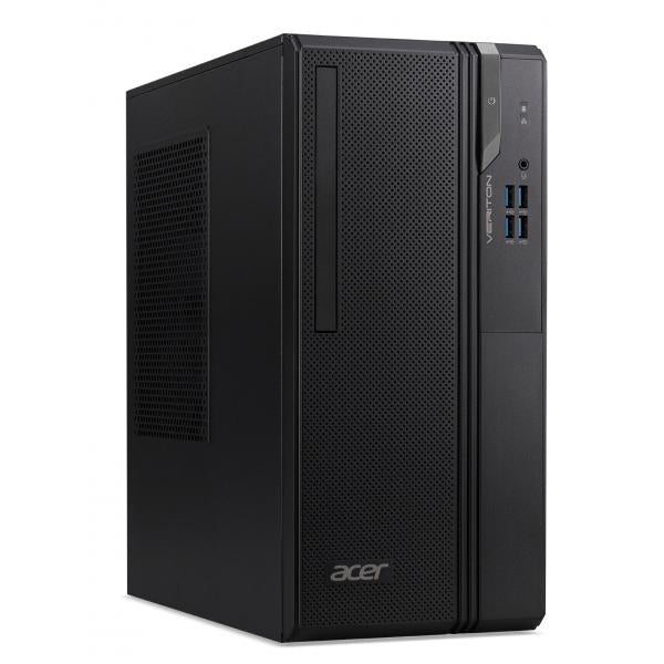 Acer Veriton S2690G Intel Core i3 i3-12100 8 GB DDR4-SDRAM 256 GB SSD Windows 11 Pro Desktop PC Nero (VERITON S2690G I3-12100 4.3G - B4B 8GB 256GB SSD W11P) - Versione Tedesca