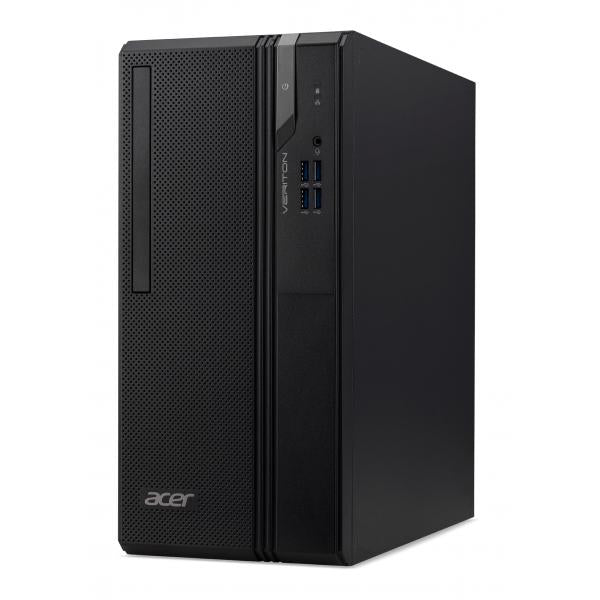 Acer Veriton S2690G Intel Core i3 i3-12100 8 GB DDR4-SDRAM 256 GB SSD Windows 11 Pro Desktop PC Nero (VERITON S2690G I3-12100 4.3G - B4B 8GB 256GB SSD W11P) - Versione Tedesca