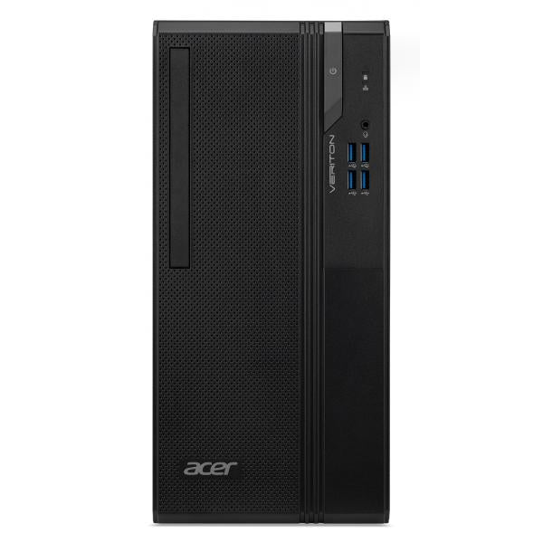 Acer Veriton S2690G Intel Core i3 i3-12100 8 GB DDR4-SDRAM 256 GB SSD Windows 11 Pro Desktop PC Nero (VERITON S2690G I3-12100 4.3G - B4B 8GB 256GB SSD W11P) - Versione Tedesca