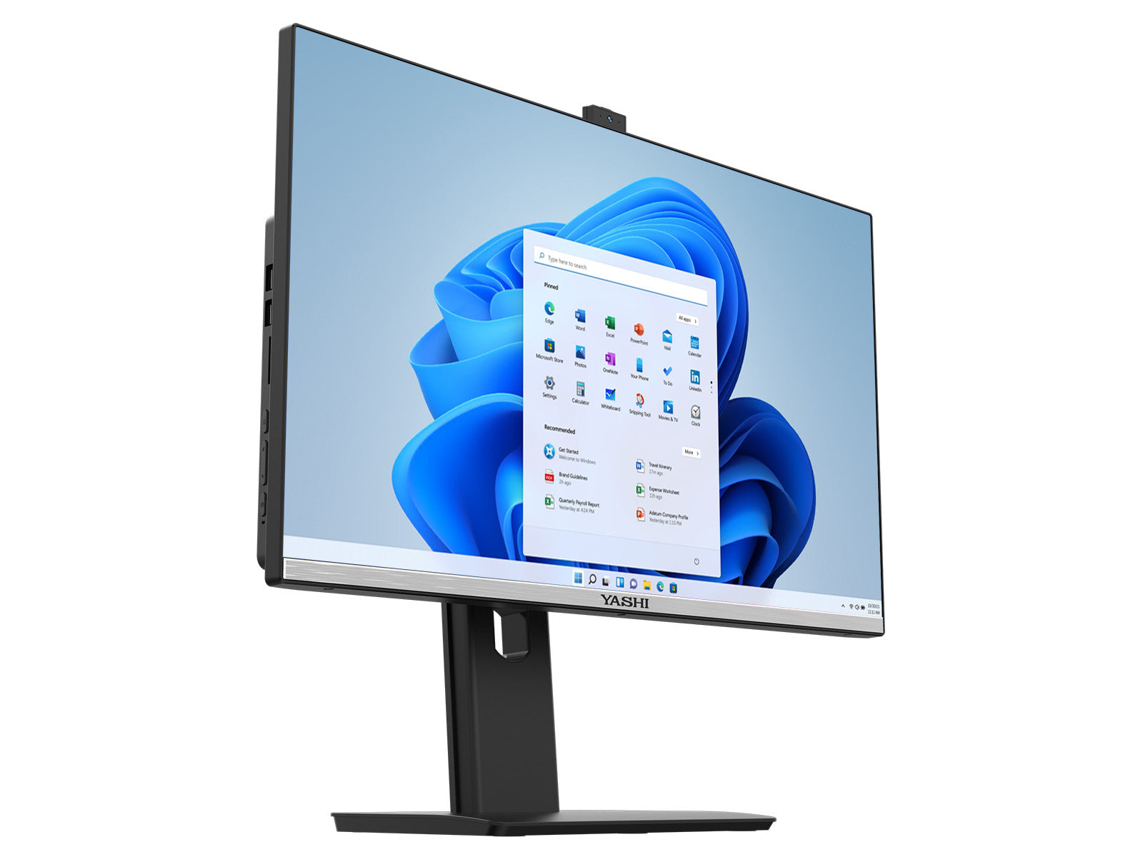 YASHI PC AIO QUANTUM 24" BLACK i3-10100 8GB 256GB SSD WIN 11 PRO
