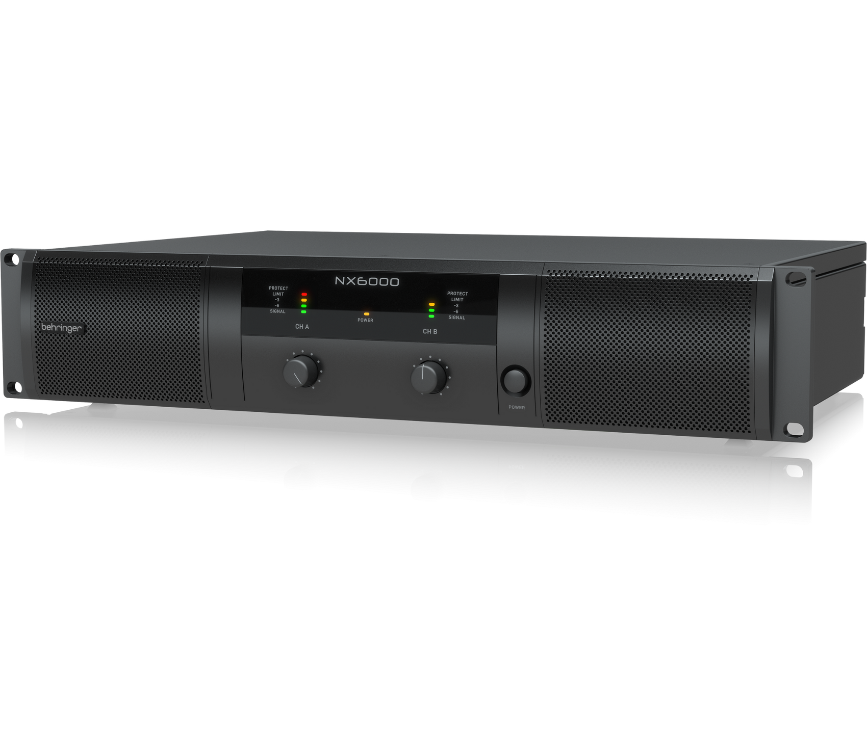 BEHRINGER NX6000 FINALE DI POTENZA 6000 WATT 2 CANALI CON COMPENSAZIONE AUTOMATICA DELL' IMPEDENZA