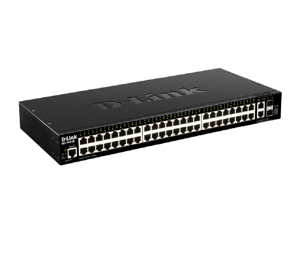 D-LINK SWITCH 52 PORTE DI CUI 48 PORTE GE + 2 10GE PORTE + 2 SFP+, SMART MANAGED