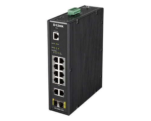 D-LINK SWITCH INDUSTRIALE 12 PORTE GIGABIT, RJ45 CONSOLE PORT