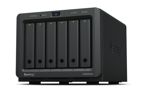 SYNOLOGY NAS TOWER 6BAY 2.5" SSD/HDD SATA, INTEL CELERON J3355 2CORE 2,0 GHz, 2GB DDR3L (U